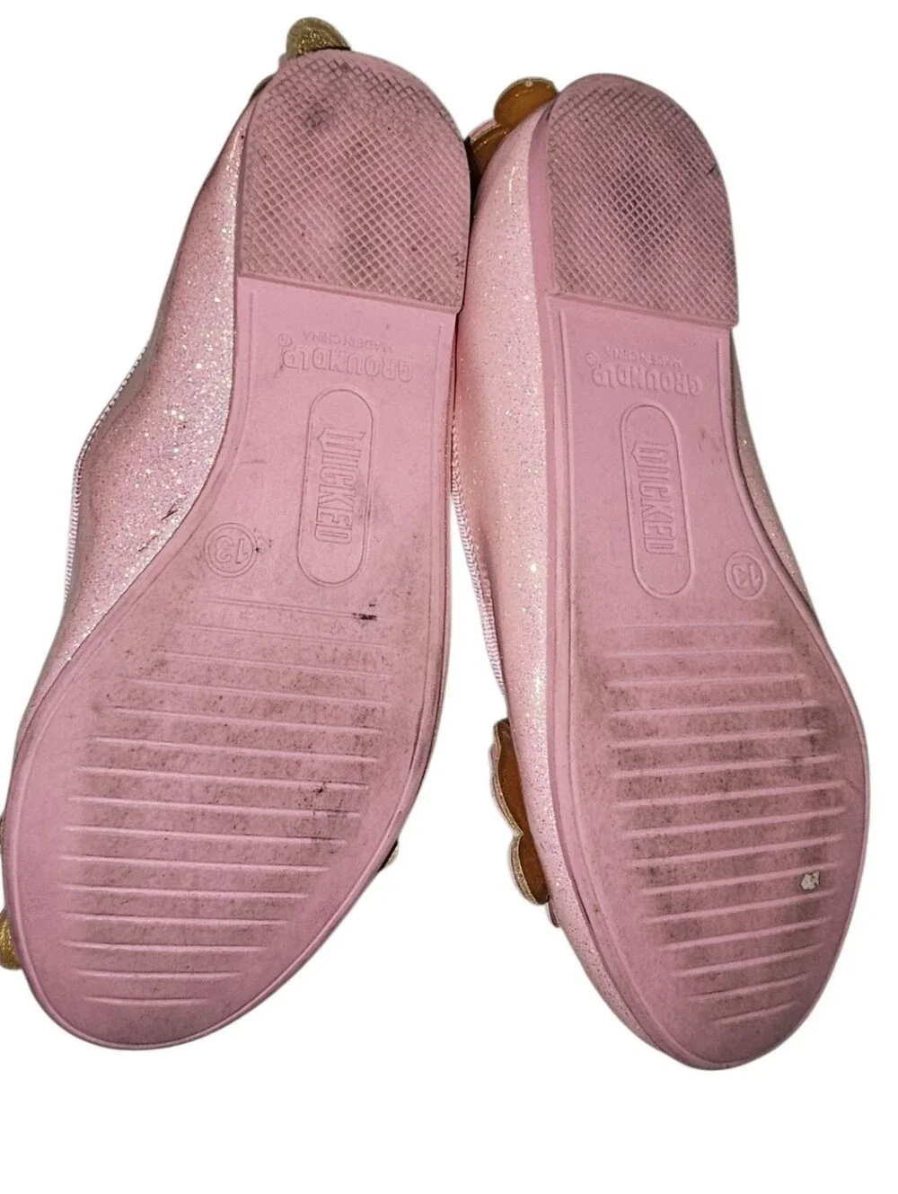 Grpund Up Girls' Pink Wicked Ballet Flats